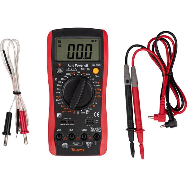 Main product image for Rolls MU118 Digital Multimeter with Capacitance and 245-1220